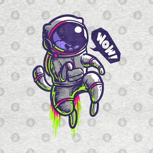 Dog in Space by wehkid